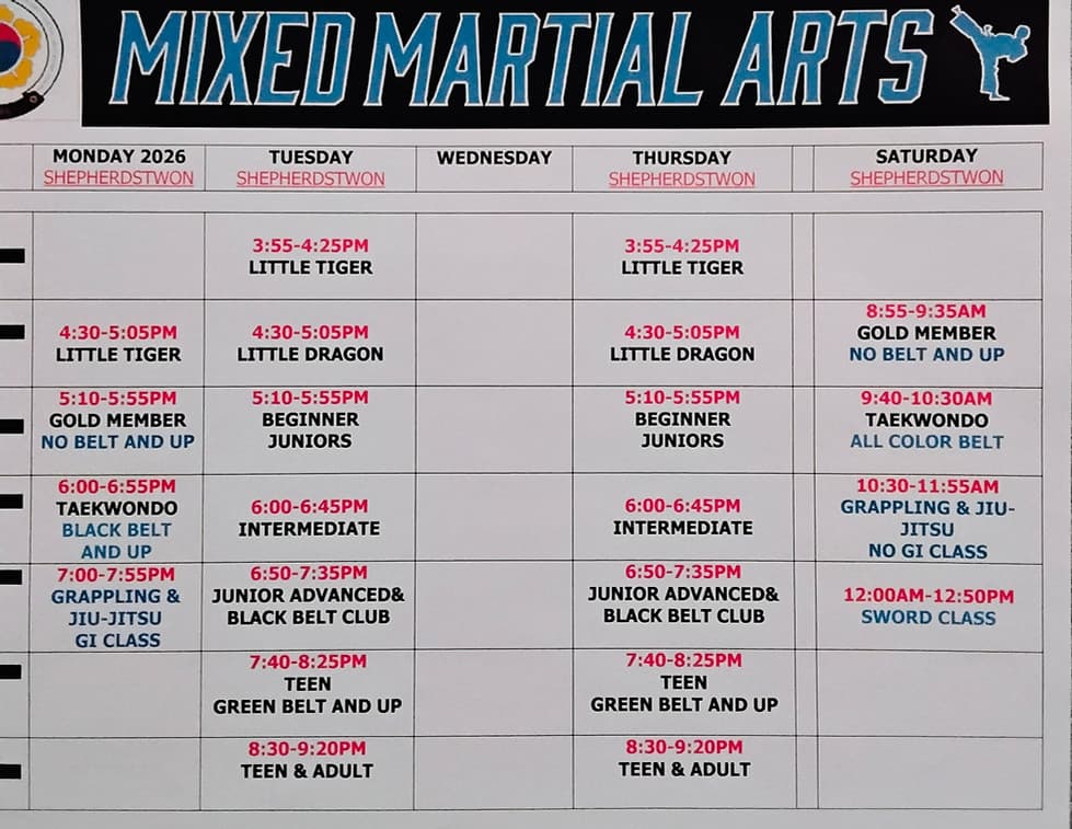 Main image of Jong Hap Mu Sool Mixed Martial Arts INC