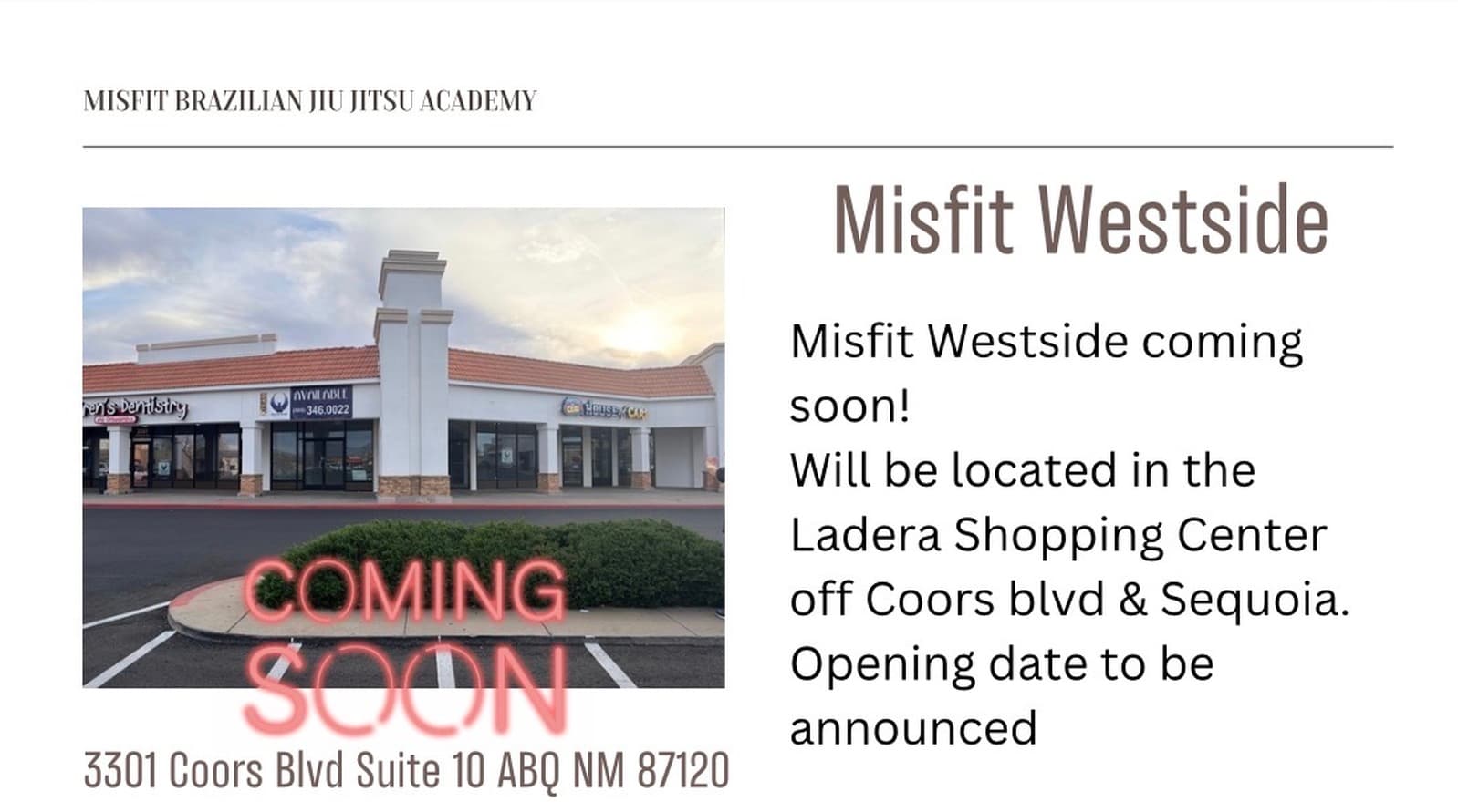 Main image of Misfit Brazilian Jiu Jitsu Academy