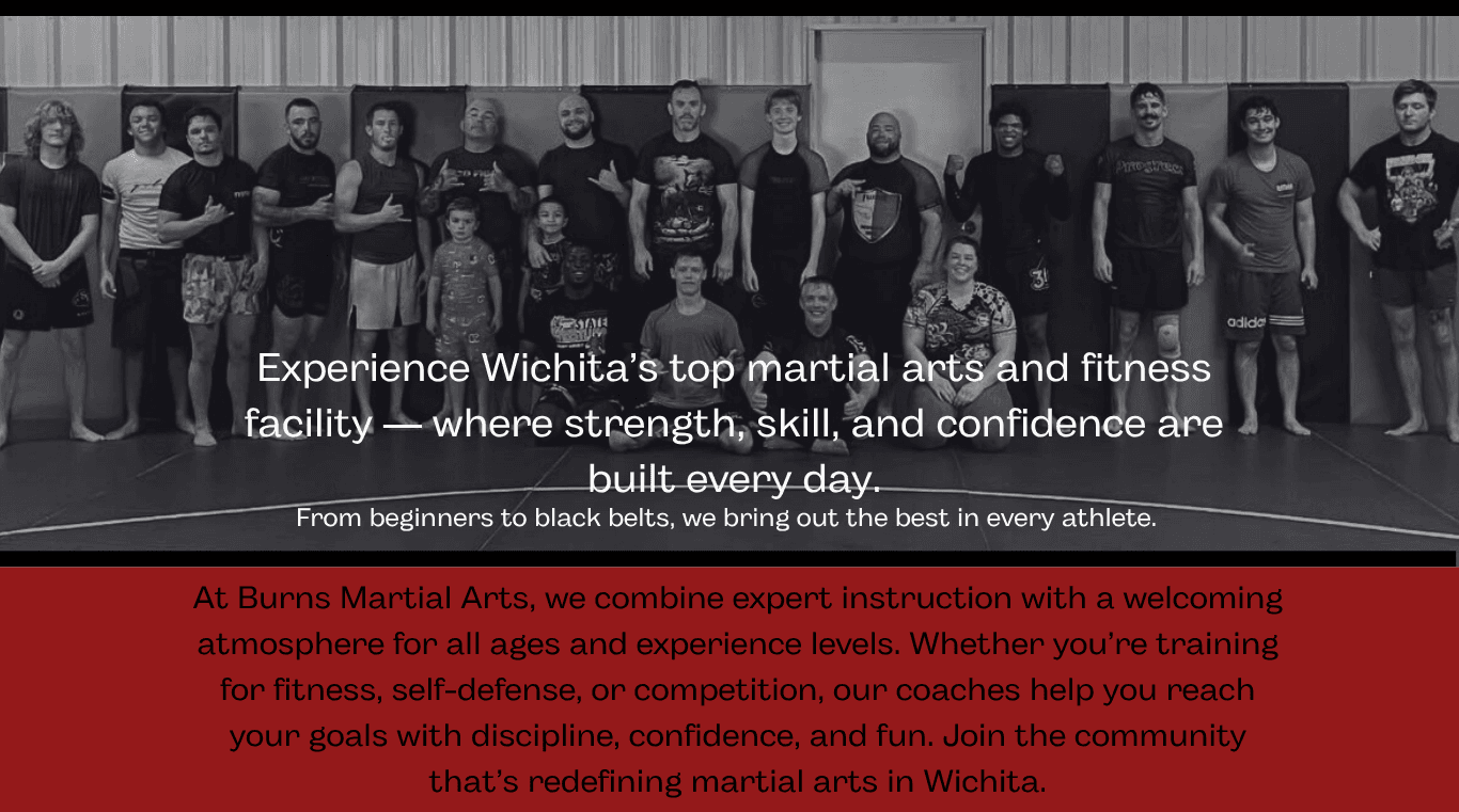 Burns martial arts logo
