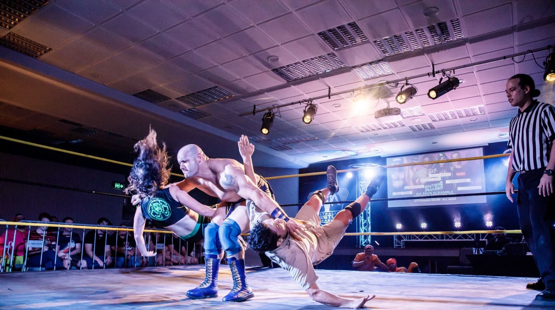 Three Count Pro Wrestling Academy logo