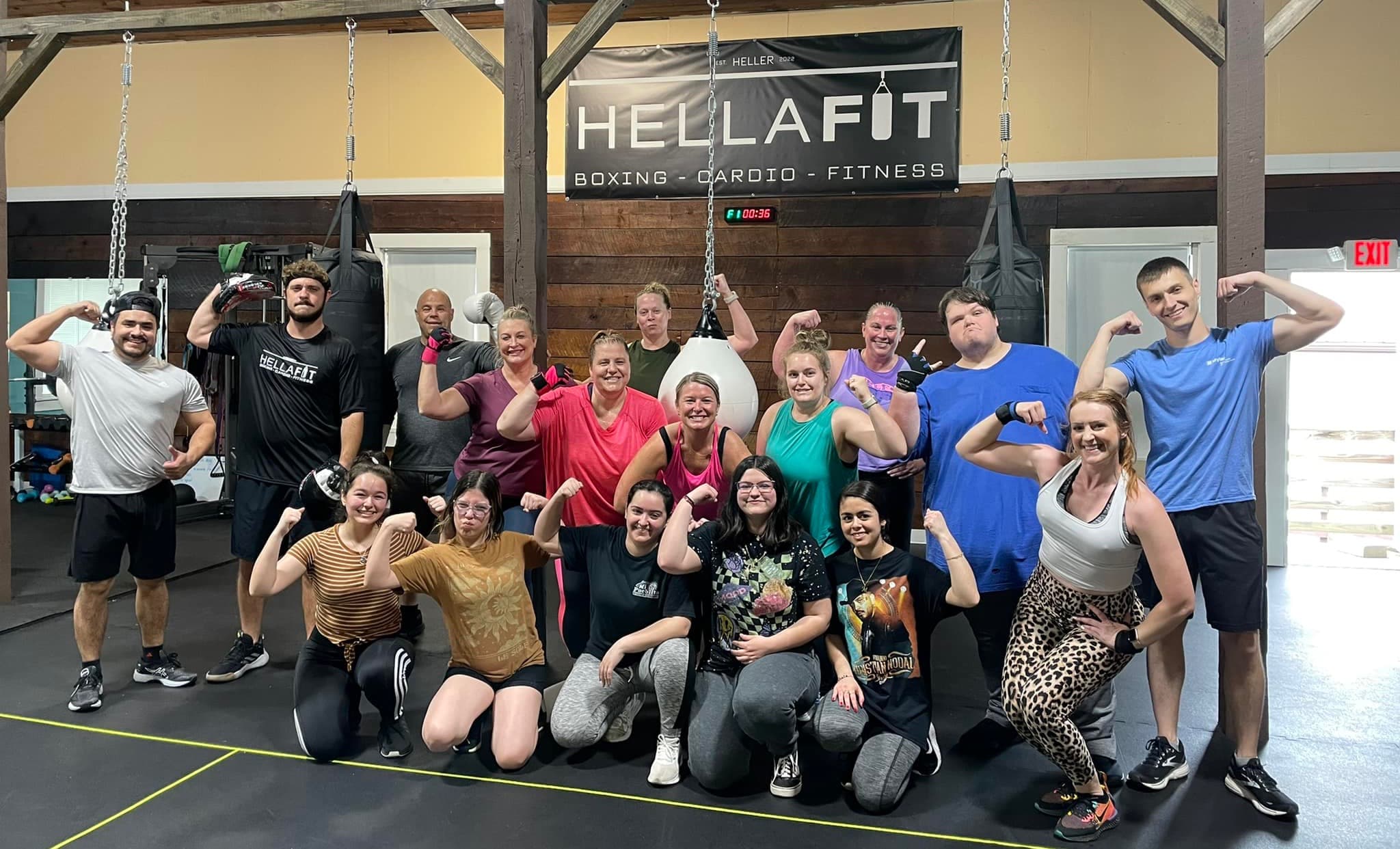 HellaFit: Boxing-Cardio-Fitness logo