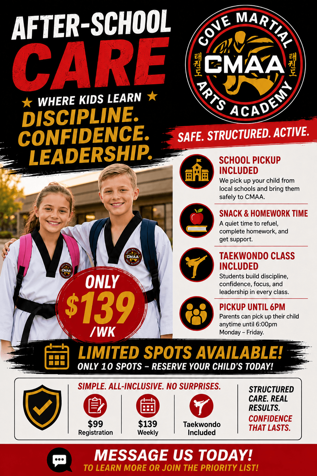 Main image of Cove Martial Arts Academy