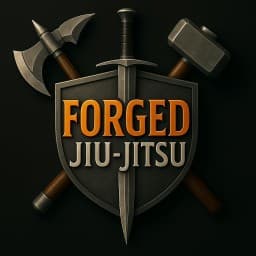 Forged jiu-jitsu logo