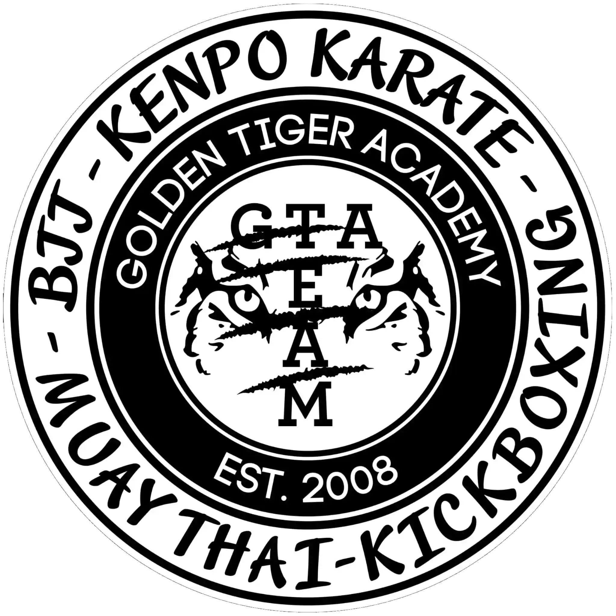 Golden Tiger Academy Est: 2008 logo