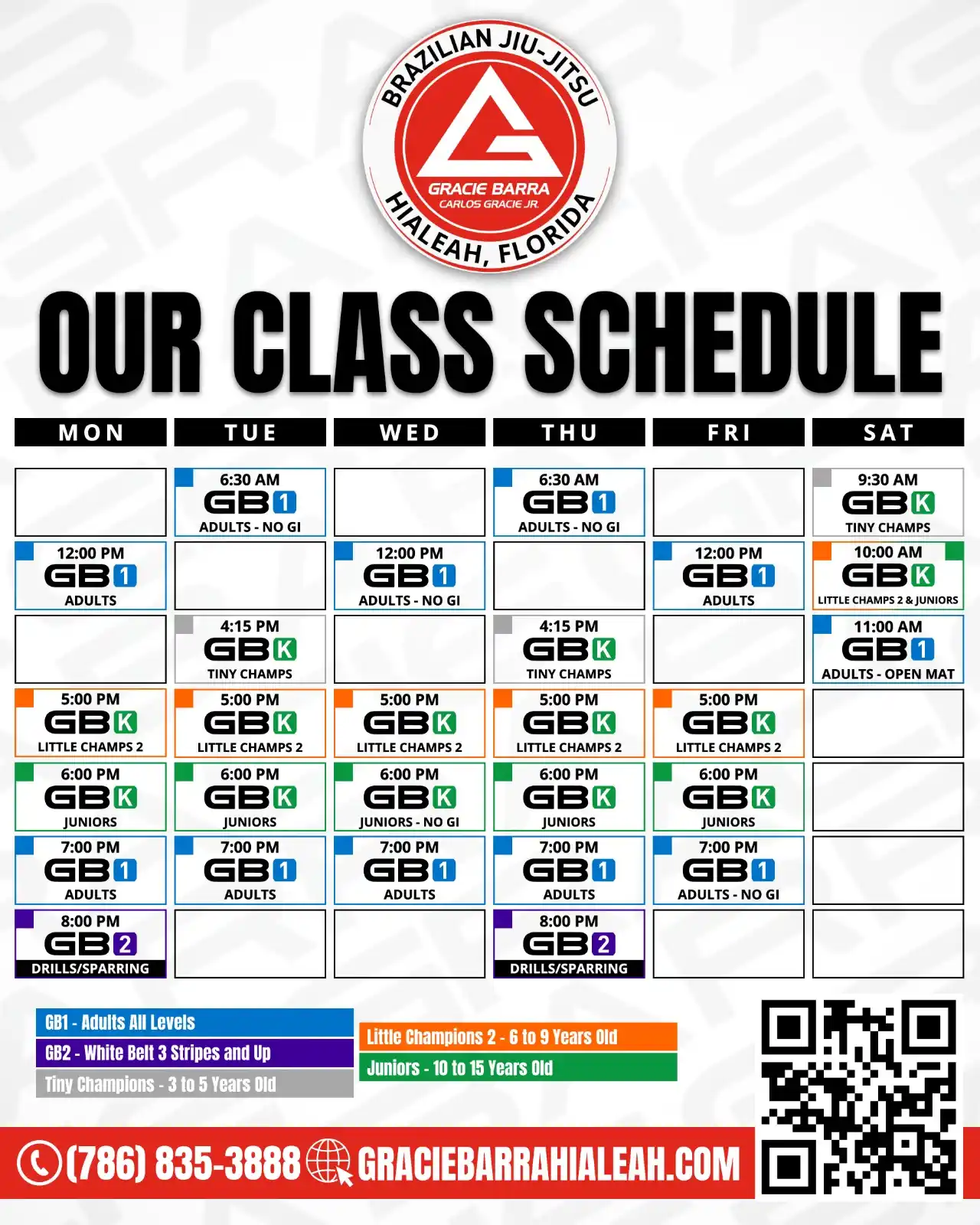 Main image of Gracie Barra Hialeah Brazilian Jiu Jitsu