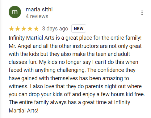 Main image of Infinity Martial Arts