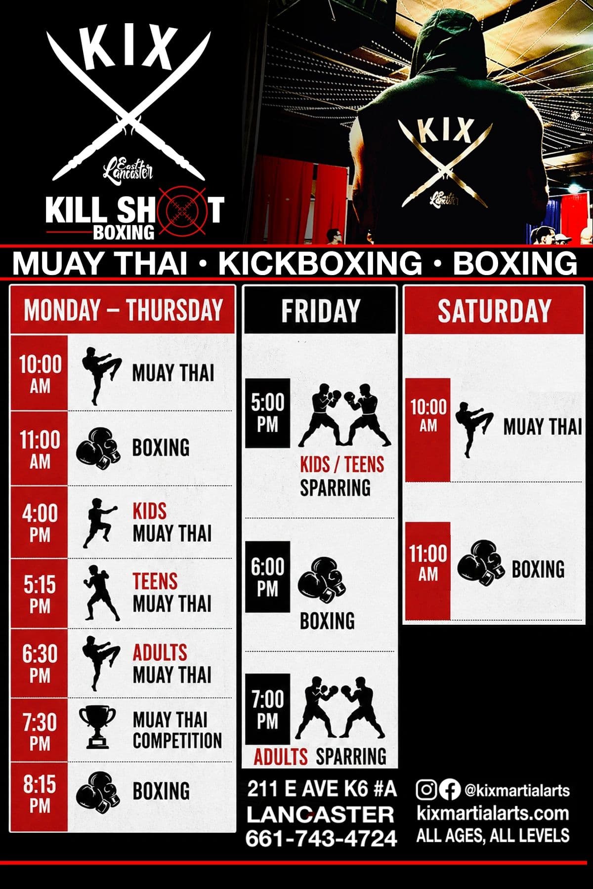 KIX Martial Arts logo
