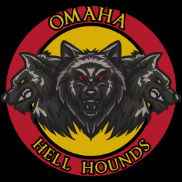 Omaha Hell Hounds Armored Combat logo