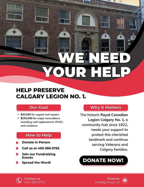 Main image of Royal Canadian Legion Calgary No. 1 Branch